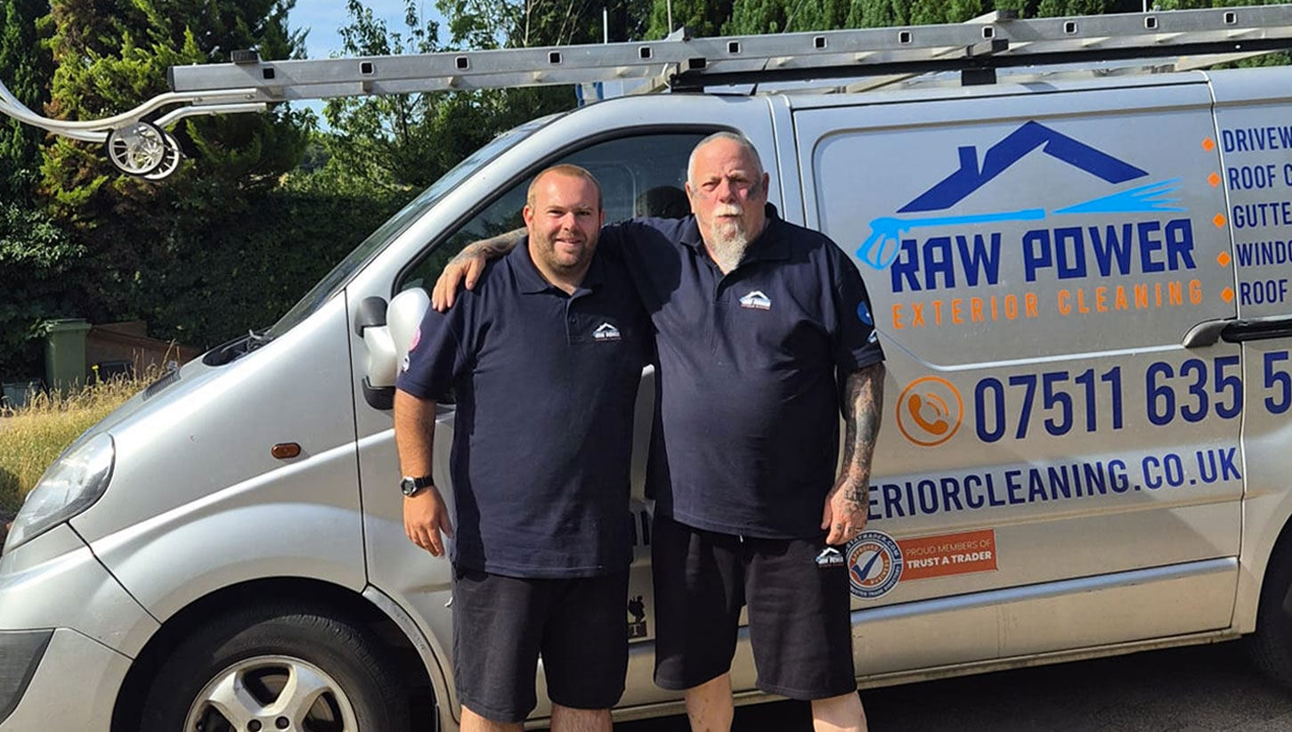James Morris, owner of Raw Power Exterior Cleaning